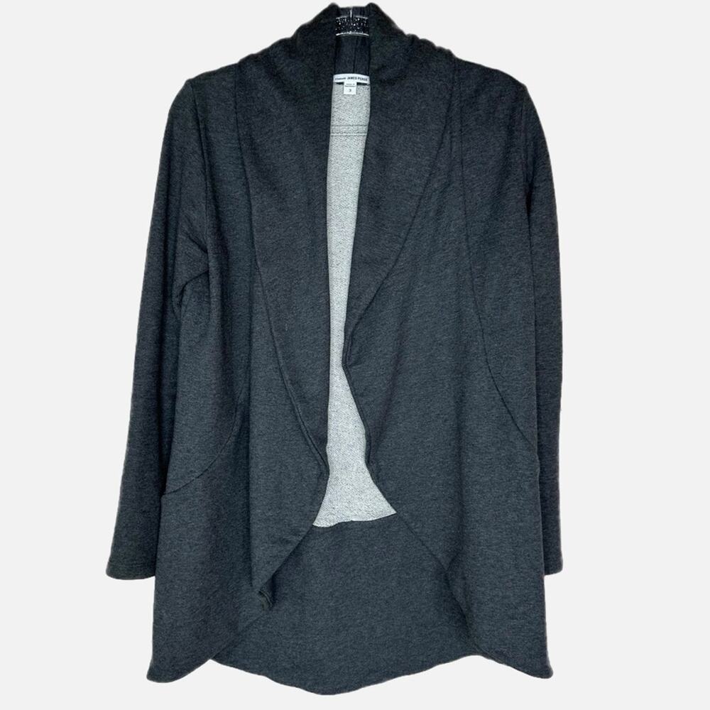 James Perse standard Charcoal Gray Estilo Cardigan